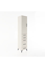 Hyperion Dolap 3 Raflı 5 Çekmeceli Tek Kapaklı 44x44x221 Aytaşı-Aytaşı