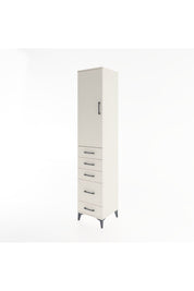 Hyperion Dolap 3 Raflı 5 Çekmeceli Tek Kapaklı 44x44x221 Aytaşı-Aytaşı