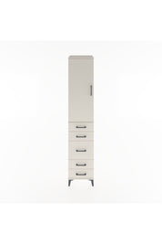 Hyperion Dolap 3 Raflı 5 Çekmeceli Tek Kapaklı 44x44x221 Aytaşı-Aytaşı