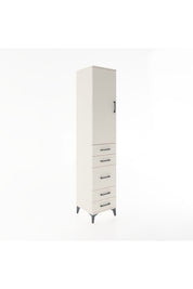 Hyperion Dolap 3 Raflı 5 Çekmeceli Tek Kapaklı 44x44x221 Aytaşı-Aytaşı