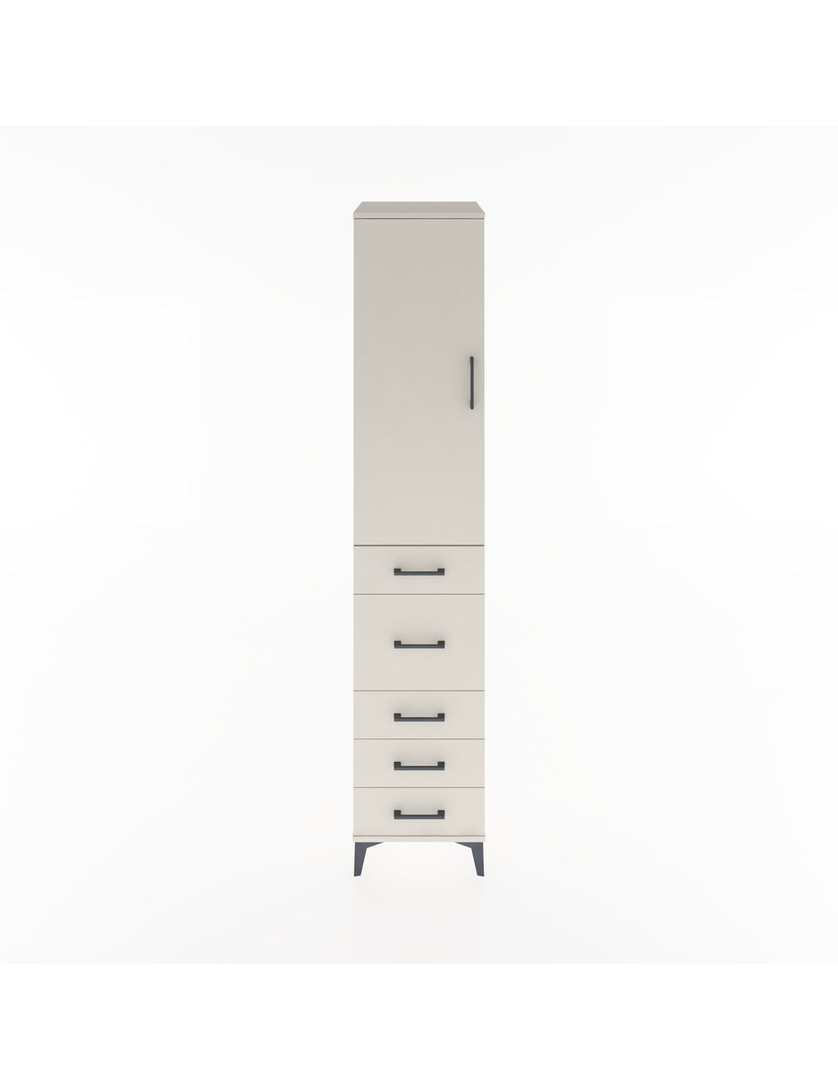 Hyperion Dolap 2 Raflı 5 Çekmeceli Tek Askılı 44x44x221 Aytaşı-Aytaşı