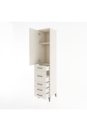 Hyperion Dolap 2 Raflı 5 Çekmeceli Tek Askılı 44x44x221 Aytaşı-Aytaşı