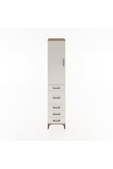 Hyperion Dolap 2 Raflı 5 Çekmeceli Tek Askılı 44x44x221
