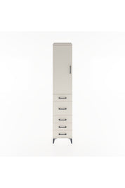 Hyperion Dolap 3 Raflı 5 Çekmeceli Tek Kapaklı 44x44x221 Aytaşı-Aytaşı