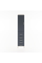 Hyperion Dolap 2 Raflı 5 Çekmeceli Tek Askılı 44x44x221 Aytaşı-Antrasit