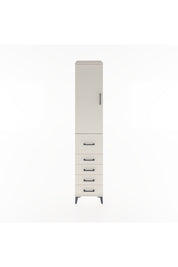 Hyperion Dolap 3 Raflı 5 Çekmeceli Tek Kapaklı 44x44x221 Aytaşı-Aytaşı