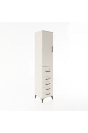 Hyperion Dolap 3 Raflı 5 Çekmeceli Tek Kapaklı 44x44x221 Aytaşı-Aytaşı