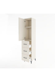 Hyperion Dolap 2 Raflı 3 Çekmeceli Tek Askılı 44x44x221 Aytaşı-Aytaşı