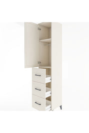 Hyperion Dolap 2 Raflı 3 Çekmeceli Tek Askılı 44x44x221 Aytaşı-Aytaşı