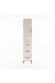 Hyperion Dolap 3 Raflı 3 Çekmeceli Tek Kapaklı 44x44x221 Aytaşı-Aytaşı