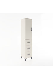 Hyperion Dolap 3 Raflı 3 Çekmeceli Tek Kapaklı 44x44x221 Aytaşı-Aytaşı