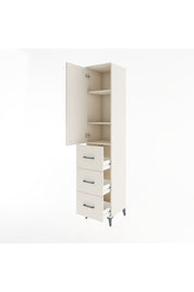 Hyperion Dolap 3 Raflı 3 Çekmeceli Tek Kapaklı 44x44x221 Aytaşı-Aytaşı
