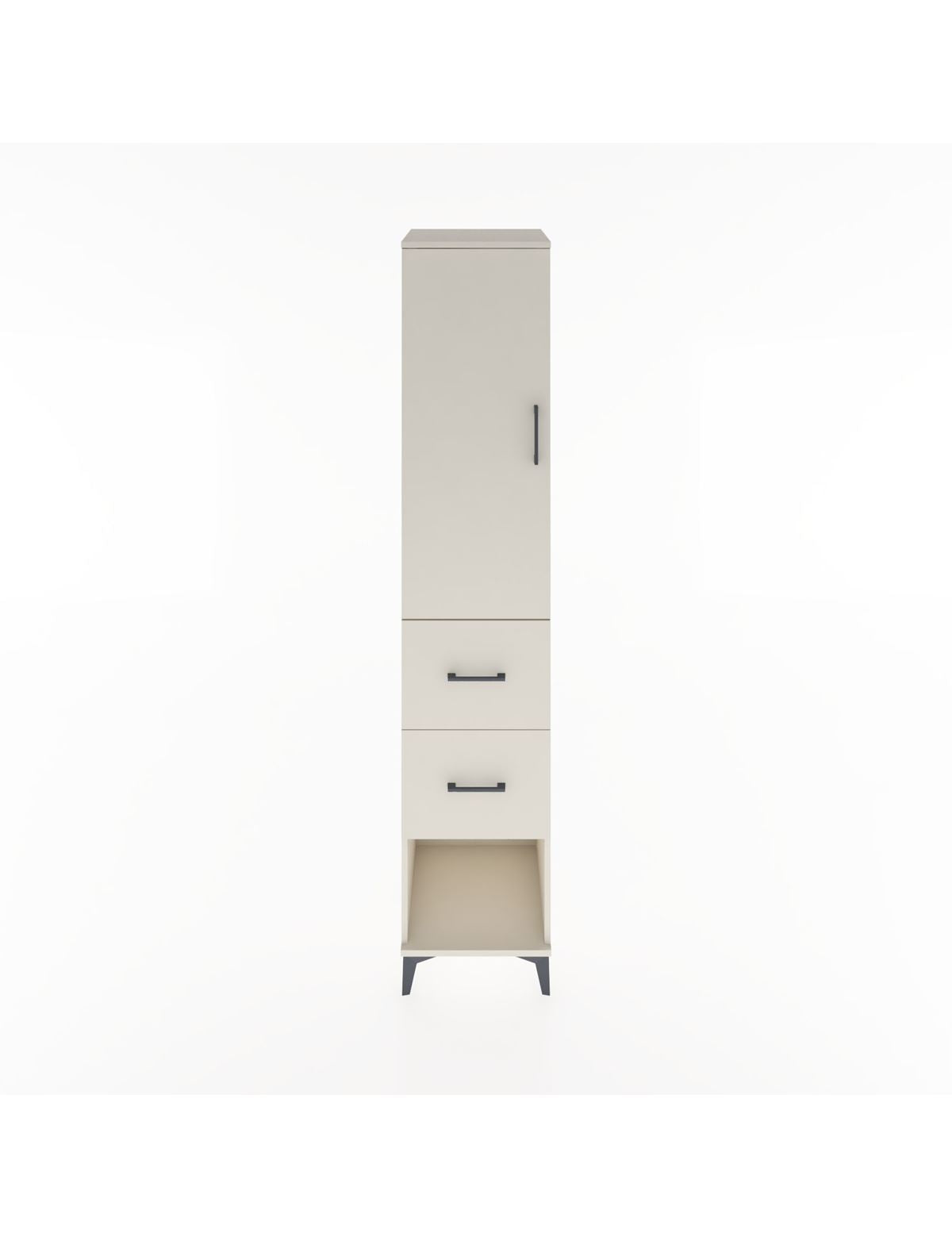 Hyperion Dolap 2 Raflı 2 Çekmeceli Tek Askılı 44x44x221 Aytaşı-Aytaşı