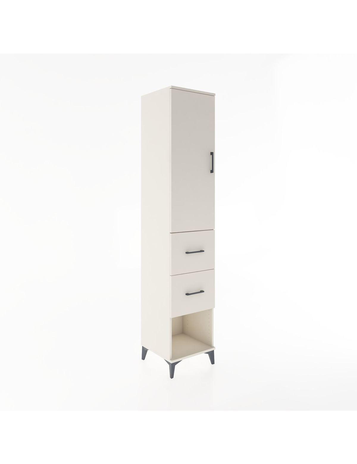 Hyperion Dolap 2 Raflı 2 Çekmeceli Tek Askılı 44x44x221 Aytaşı-Aytaşı