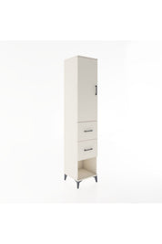 Hyperion Dolap 3 Raflı 2 Çekmeceli Tek Kapaklı 44x44x221 - S61M131V1B