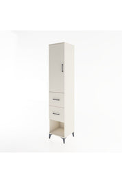 Hyperion Dolap 3 Raflı 2 Çekmeceli Tek Kapaklı 44x44x221 - S61M131V1B