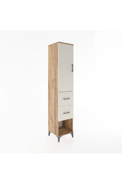 Hyperion Dolap 3 Raflı 2 Çekmeceli Tek Kapaklı 44x44x221 - S61M131V7B