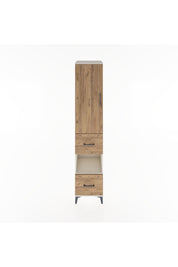 Hyperion Dolap 3 Raflı 2 Çekmeceli Tek Askılı 44x44x221 Aytaşı-Çam