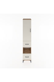 Hyperion Dolap 3 Raflı 2 Çekmeceli Tek Askılı 44x44x221 Çam-Aytaşı