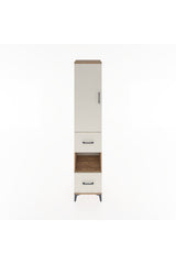 Hyperion Dolap 3 Raflı 2 Çekmeceli Tek Askılı 44x44x221