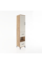Hyperion Dolap 3 Raflı 2 Çekmeceli Tek Askılı 44x44x221 Çam-Aytaşı
