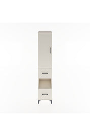 Hyperion Dolap 4 Raflı 2 Çekmeceli Tek Kapaklı 44x44x221 Aytaşı-Aytaşı