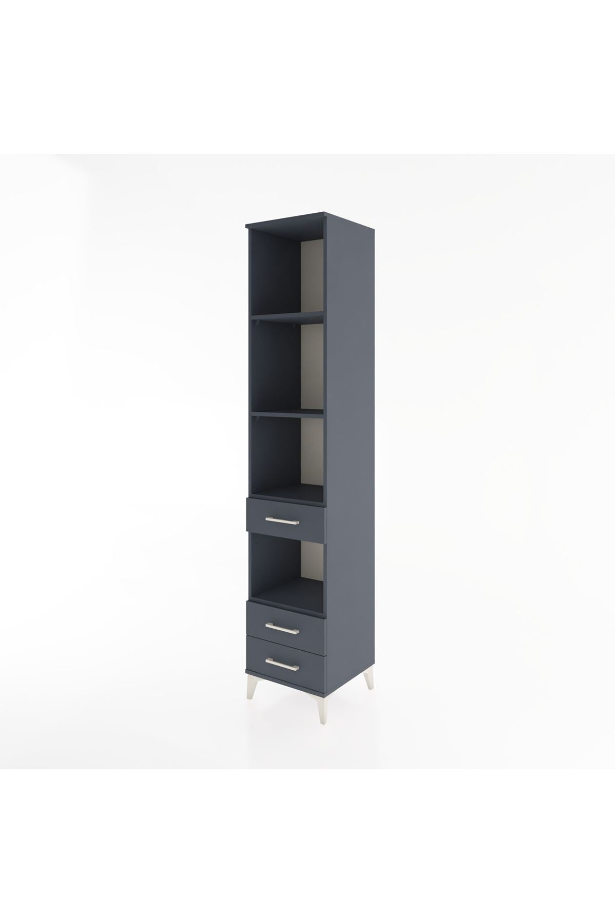 Hyperion Dolap 4 Raflı 3 Çekmeceli 44x44x221 - S61M134V5B