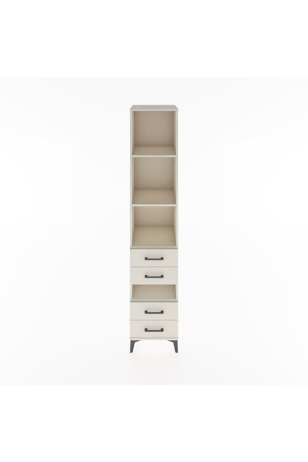 Hyperion Dolap 4 Raflı 4 Çekmeceli 44x44x221 Aytaşı-Aytaşı