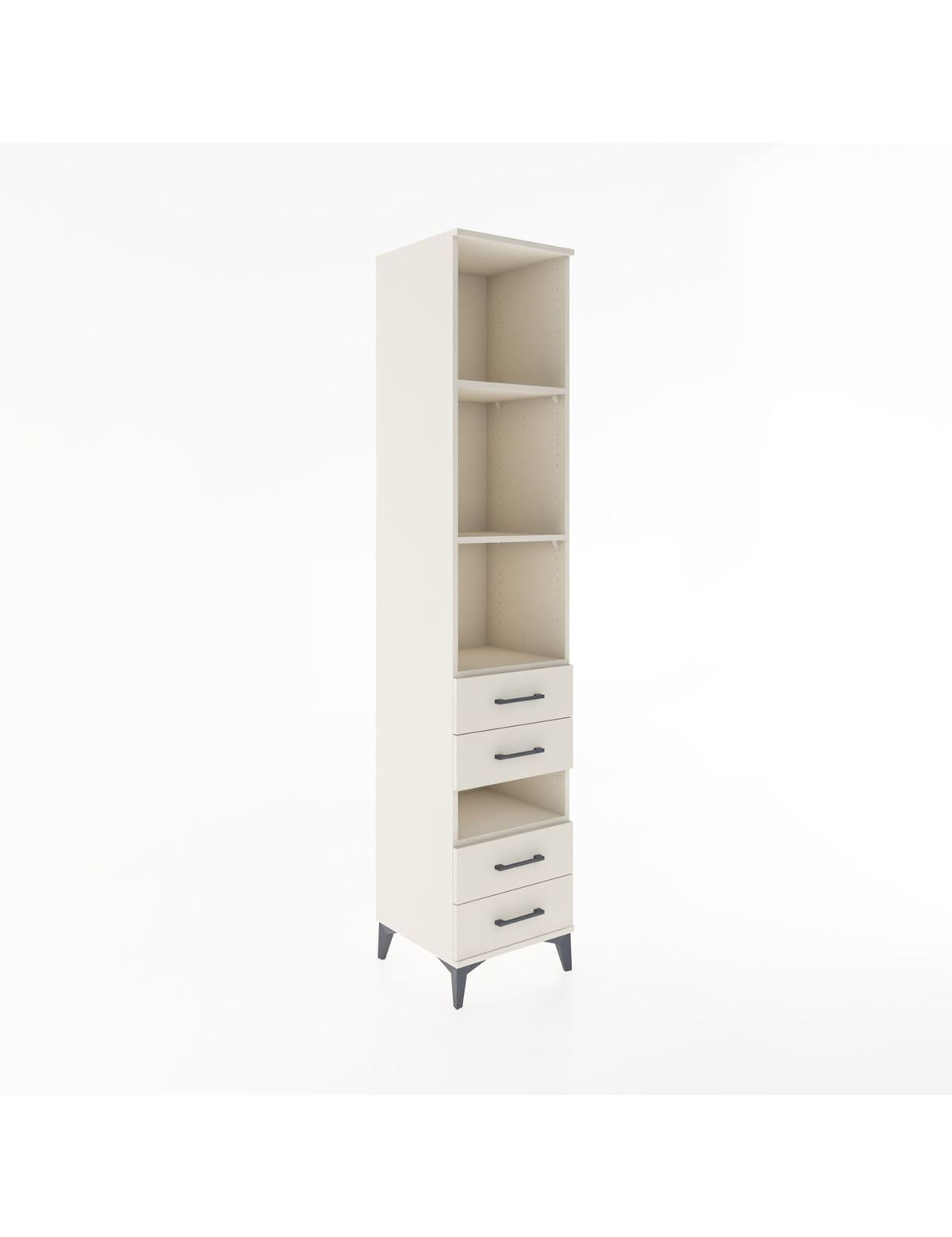 Hyperion Dolap 4 Raflı 4 Çekmeceli 44x44x221 Aytaşı-Aytaşı