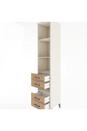 Hyperion Dolap 4 Raflı 4 Çekmeceli 44x44x221 Aytaşı-Çam