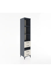 Hyperion Dolap 4 Raflı 4 Çekmeceli 44x44x221 Antrasit-Aytaşı