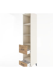 Hyperion Dolap 4 Raflı 2 Çekmeceli 44x44x221 - S61M137V3B