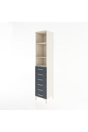 Hyperion Dolap 3 Raflı 6 Çekmeceli 44x44x221 Aytaşı-Antrasit