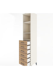 Hyperion Dolap 3 Raflı 6 Çekmeceli 44x44x221 Aytaşı-Çam