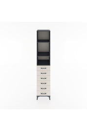 Hyperion Dolap 3 Raflı 6 Çekmeceli 44x44x221 Antrasit-Aytaşı