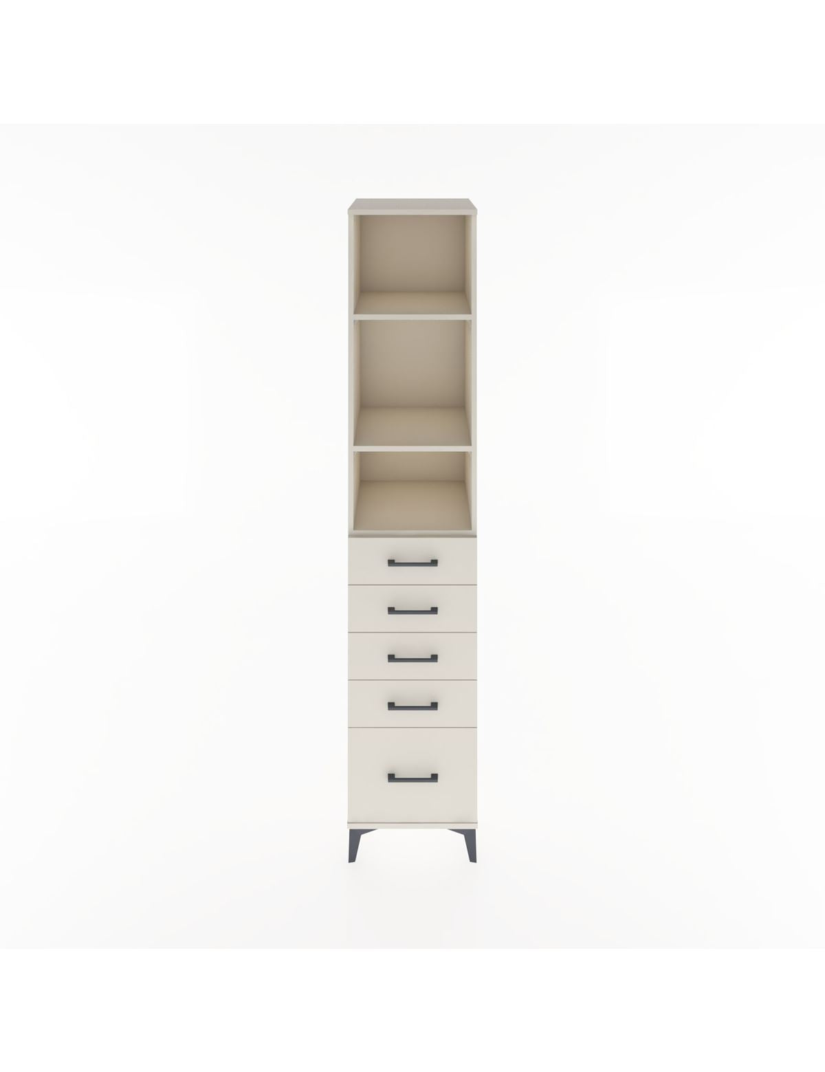 Hyperion Dolap 3 Raflı 5 Çekmeceli 44x44x221 Aytaşı-Aytaşı