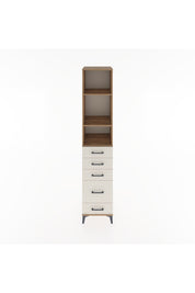 Hyperion Dolap 3 Raflı 5 Çekmeceli 44x44x221 Çam-Aytaşı