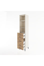 Hyperion Dolap 3 Raflı 5 Çekmeceli 44x44x221 Aytaşı-Çam