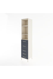 Hyperion Dolap 3 Raflı 5 Çekmeceli 44x44x221 Aytaşı-Antrasit