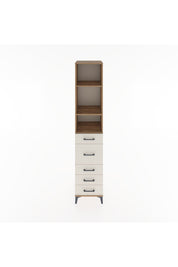 Hyperion Dolap 3 Raflı 5 Çekmeceli 44x44x221 Çam-Aytaşı