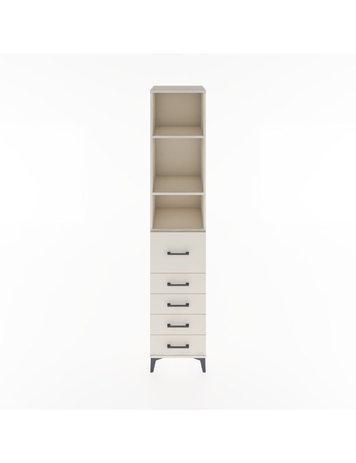 Hyperion Dolap 3 Raflı 5 Çekmeceli 44x44x221 Aytaşı-Aytaşı