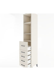 Hyperion Dolap 3 Raflı 5 Çekmeceli 44x44x221 Aytaşı-Aytaşı