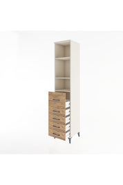 Hyperion Dolap 3 Raflı 5 Çekmeceli 44x44x221 Aytaşı-Çam