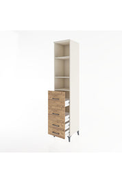 Hyperion Dolap 3 Raflı 4 Çekmeceli 44x44x221 Aytaşı-Çam