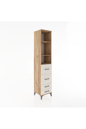 Hyperion Dolap 3 Raflı 4 Çekmeceli 44x44x221 Çam-Aytaşı