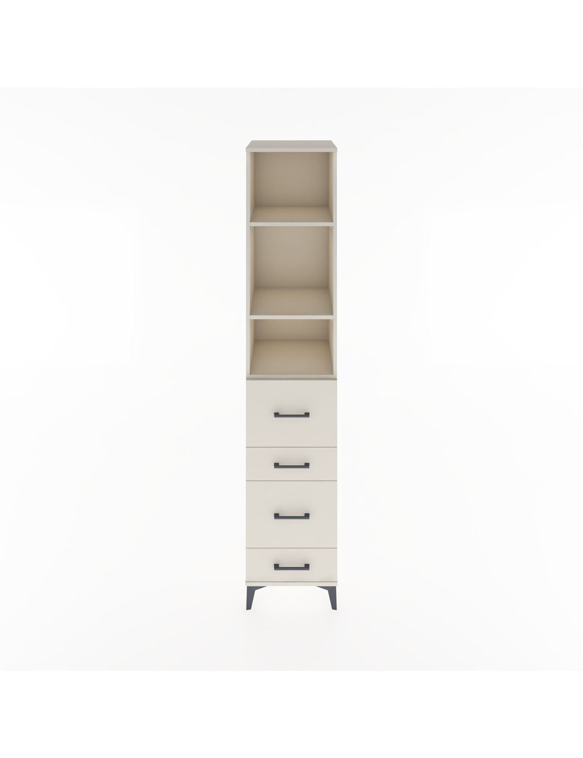 Hyperion Dolap 3 Raflı 4 Çekmeceli 44x44x221 Aytaşı-Aytaşı