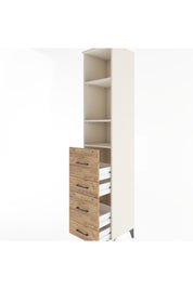 Hyperion Dolap 3 Raflı 4 Çekmeceli 44x44x221 Aytaşı-Çam