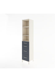 Hyperion Dolap 3 Raflı 4 Çekmeceli 44x44x221 Aytaşı-Antrasit