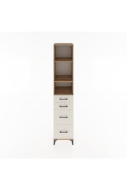 Hyperion Dolap 3 Raflı 4 Çekmeceli 44x44x221 Çam-Aytaşı