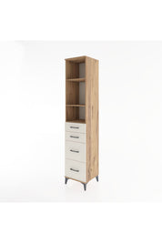 Hyperion Dolap 3 Raflı 4 Çekmeceli 44x44x221 Çam-Aytaşı